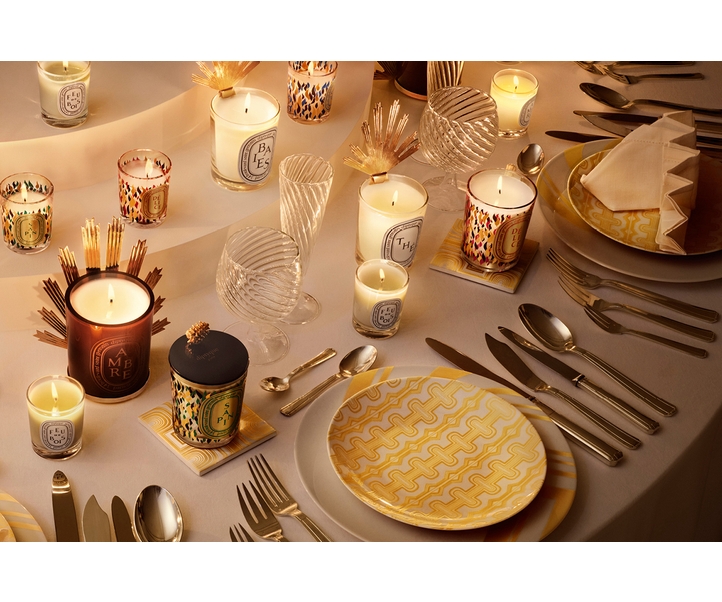 Infini (Infinite) Candle Holder - For scented dinner candle