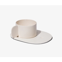 Tea cup - Full handle with tray