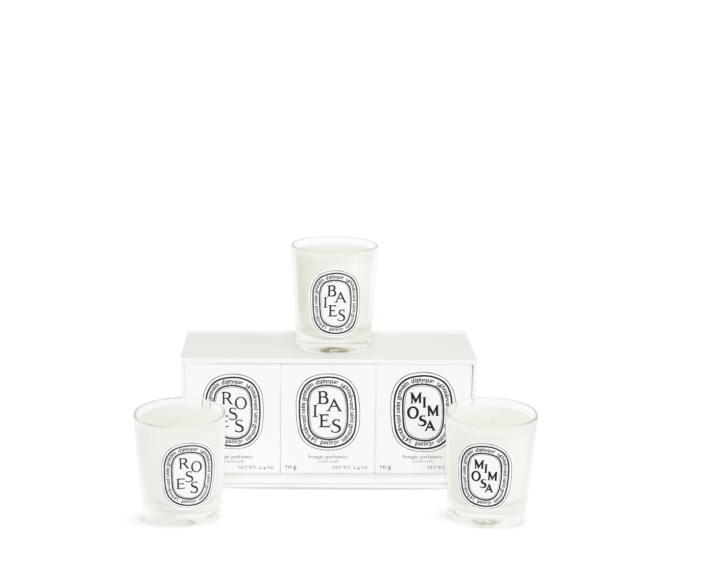 diptyque ミニ キャンドル 3個セット