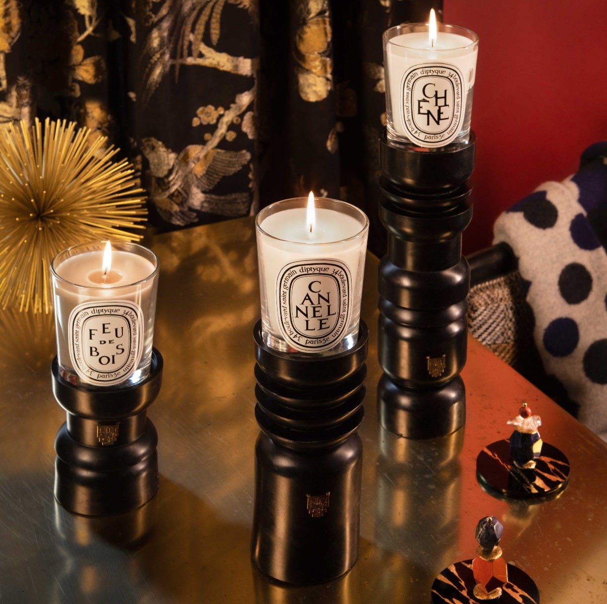 ワックス キャンドルホルダー チェス 3個セット | Diptyque Paris