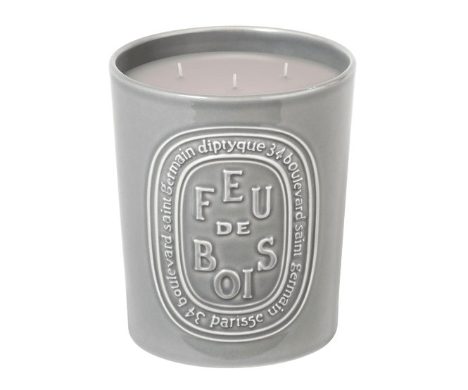 Feu de Bois (Holzfeuer) - Große Kerze