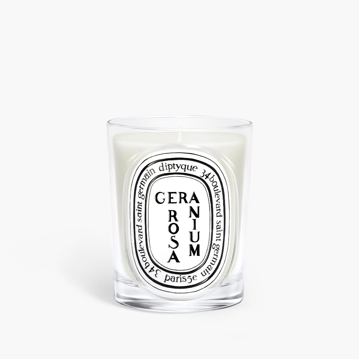diptyque GERANIUM ROSAキャンドル 190g オードトワレ付 Geranium Rosa - Classic candle | Diptyque Paris