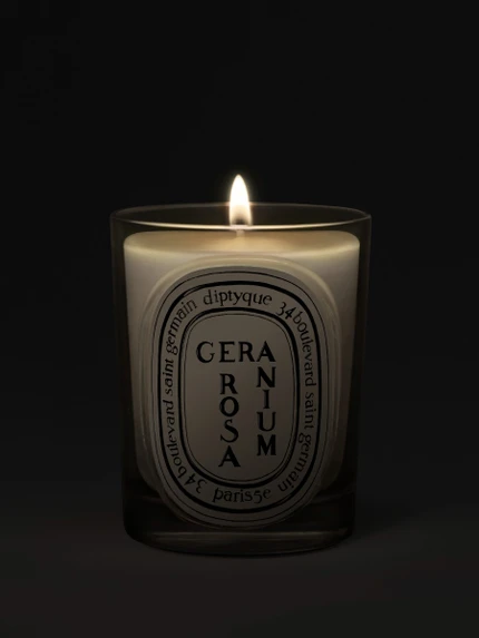 Géranium Rosa - Bougie modèle classique