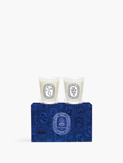 Narguilé & Genévrier (Juniper) - Set of 2 Small Candles