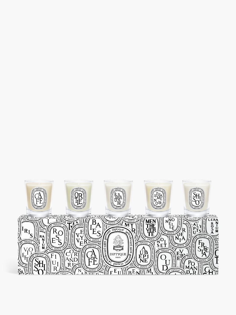 Set of 5 miniature candles - Pre-composed