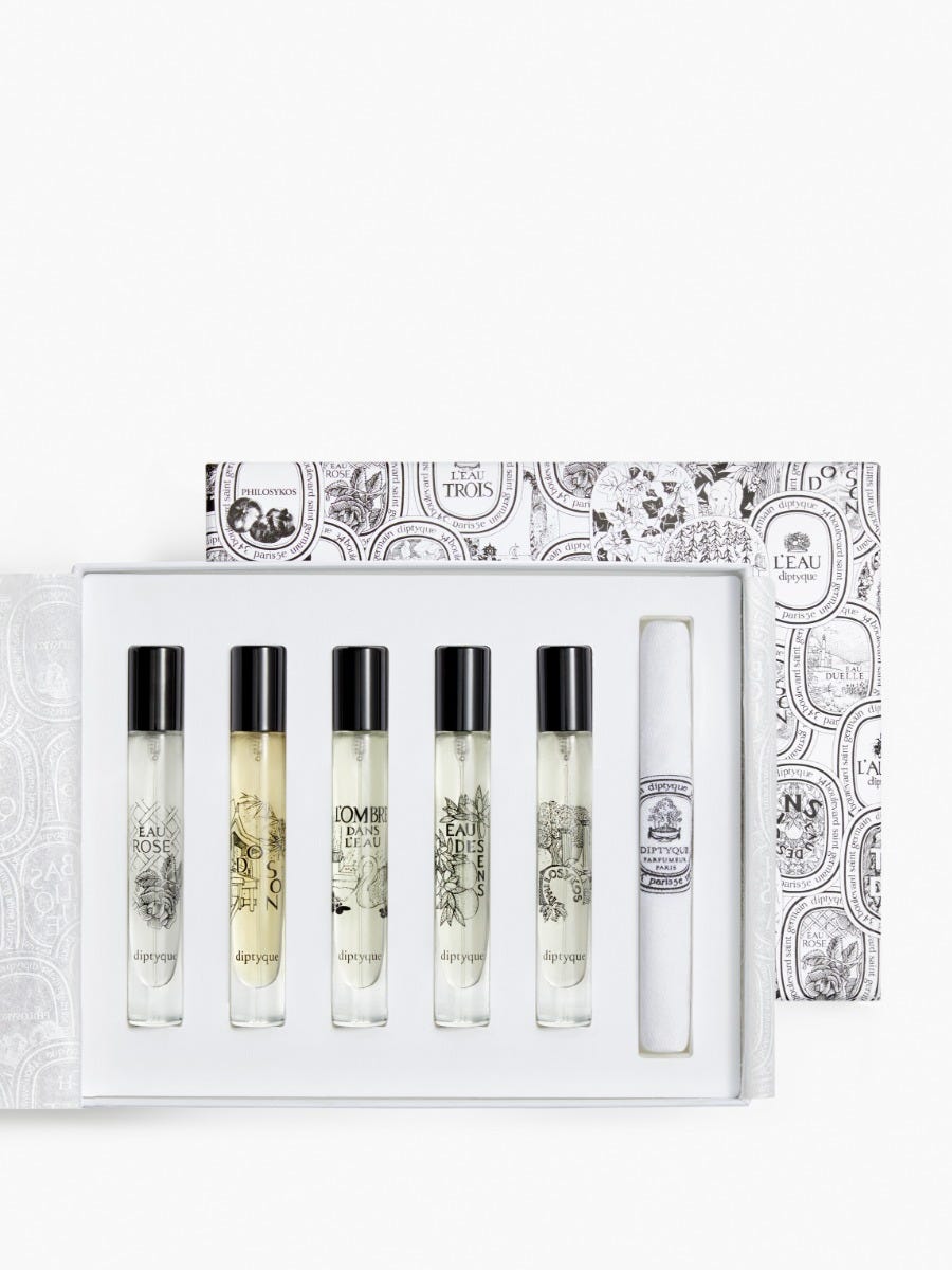 Set of 5 Eaux de toilette  - Pre-composed