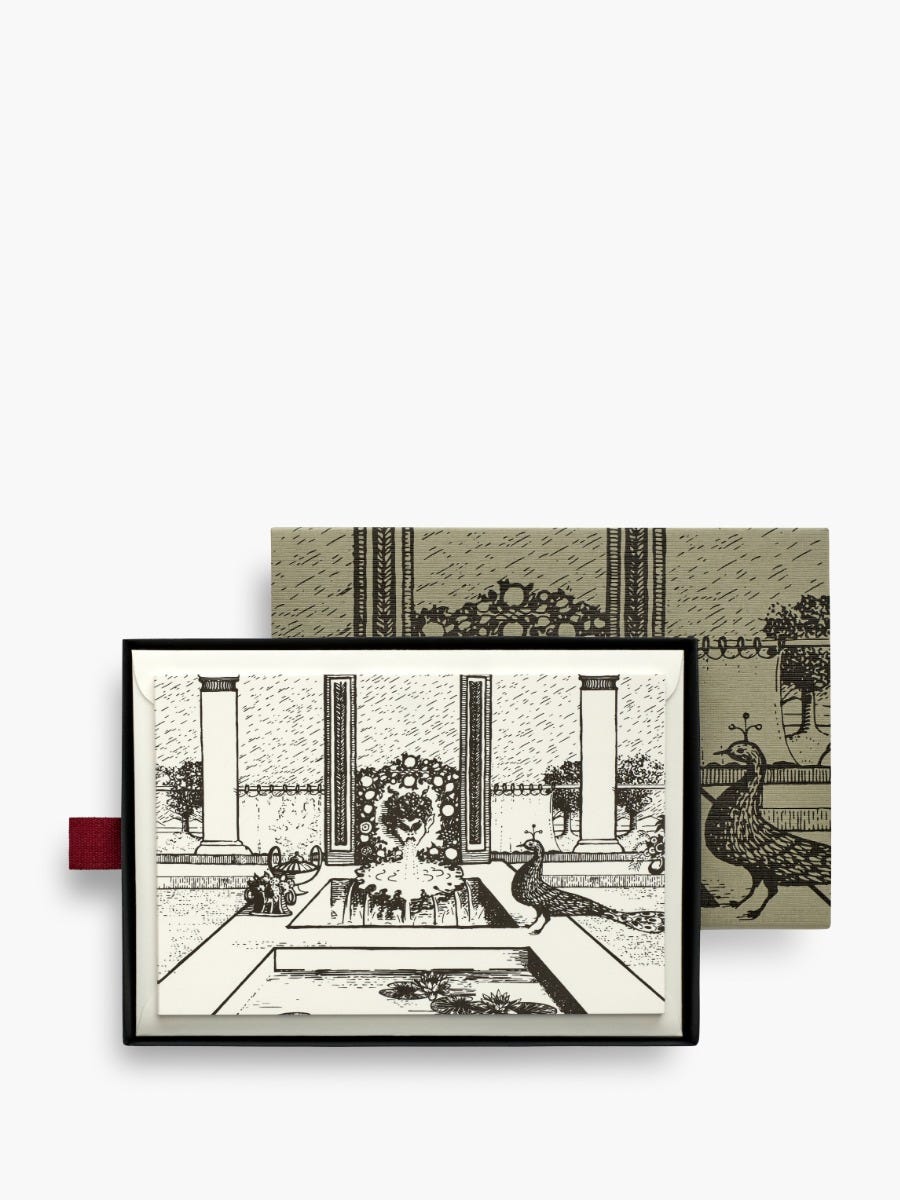 レターセット - ピーコック アンド プリュム | Diptyque Paris