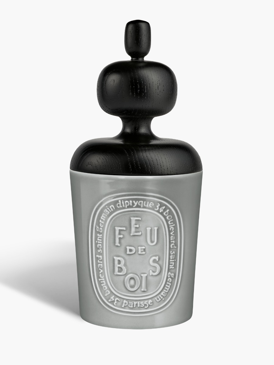 Black Astragal lid - For large candle | Diptyque Paris