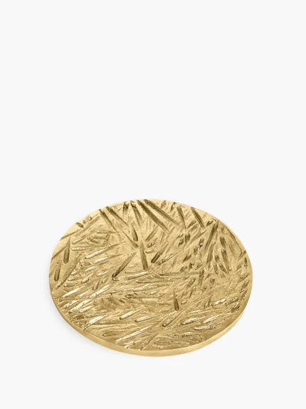 Bronze Foilage Candle Lid - For large candles