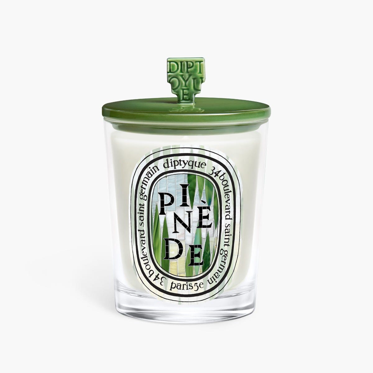 Pine Grove Green Pyramid Lid - For classic candles - Limited