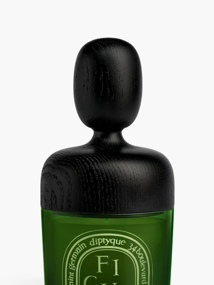 Black Volute lid - For medium candle
