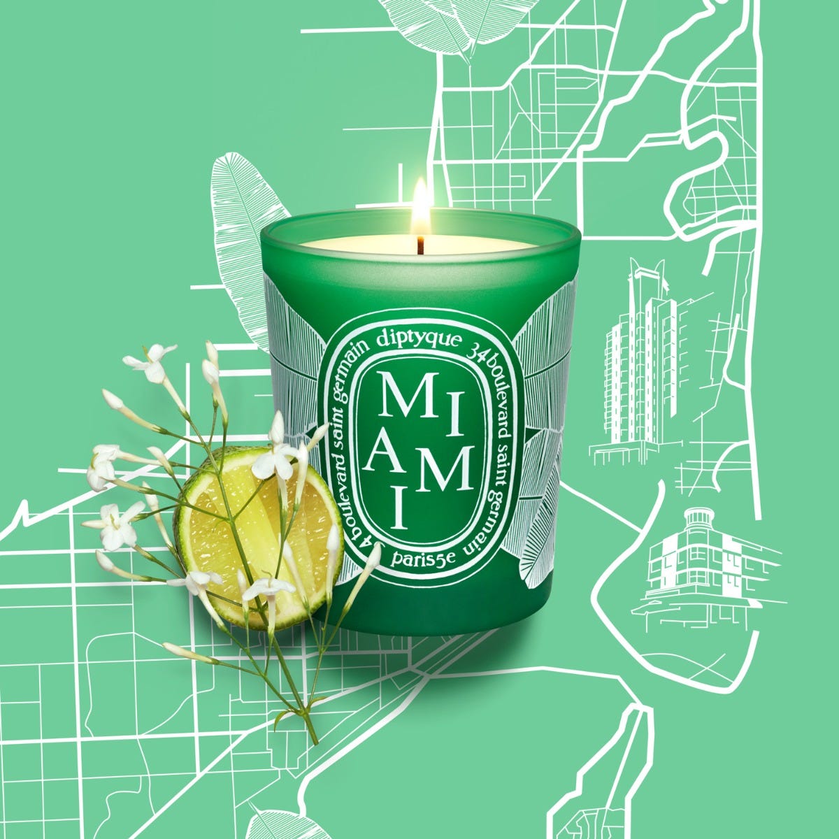 Miami (マイアミ) - 期間限定 シティキャンドル | Diptyque Paris