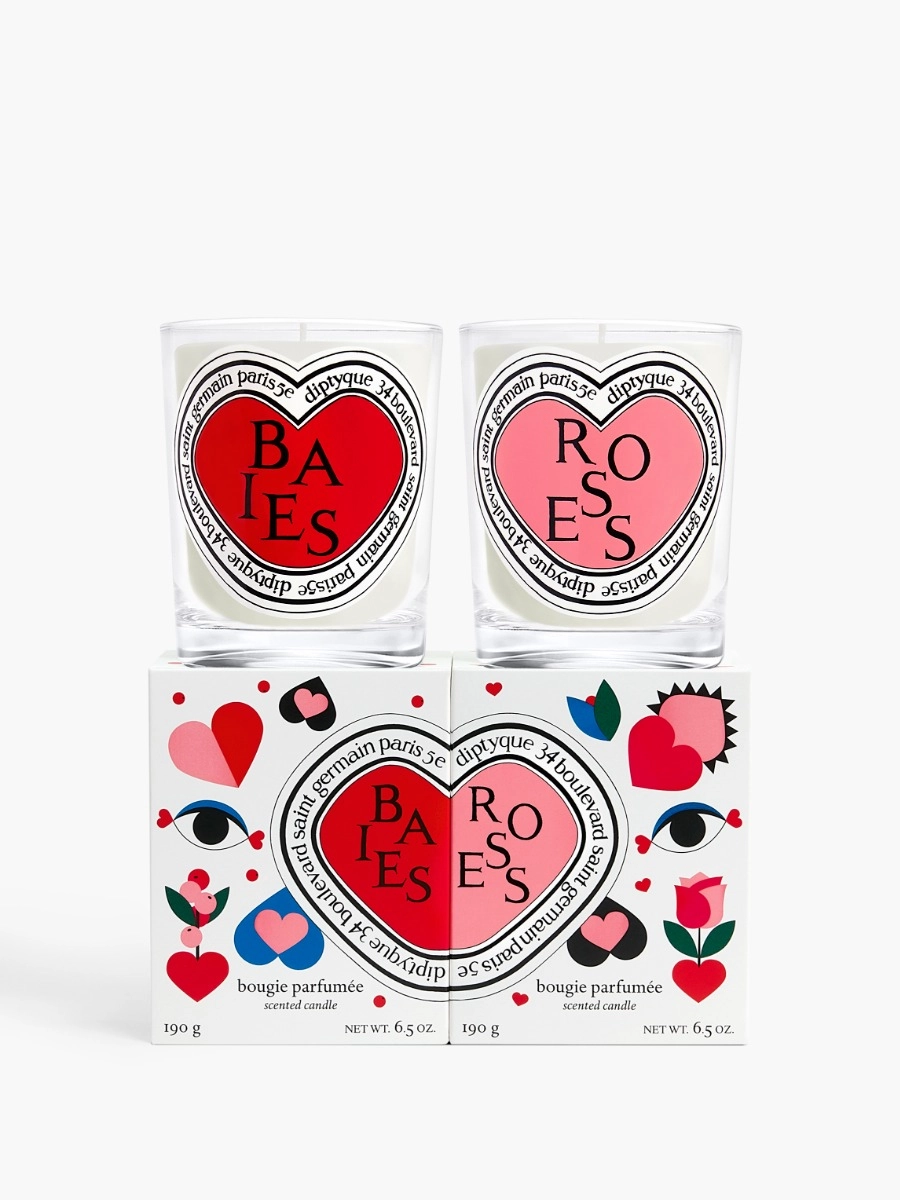 Diptyque Baies (Berries) and Roses Duo (Valentine's Day Edition) Diptyque Baies (Berries) and Roses Duo (Valentine's Day Edition)