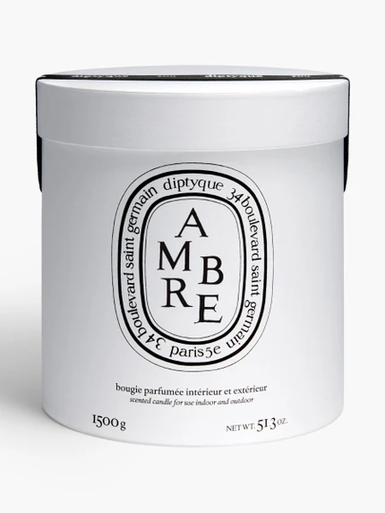 Ambre (Amber) - Extra große Kerze