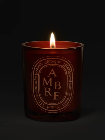 Ambre (Amber) - Mittelgroße Kerze