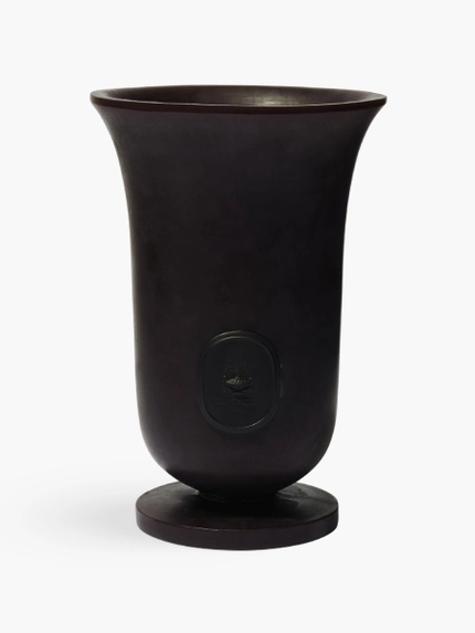 Schwarze Vase Medicis - Großes Modell