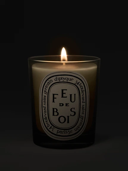 Feu de Bois (Holzfeuer) - Kerze klassisches Modell