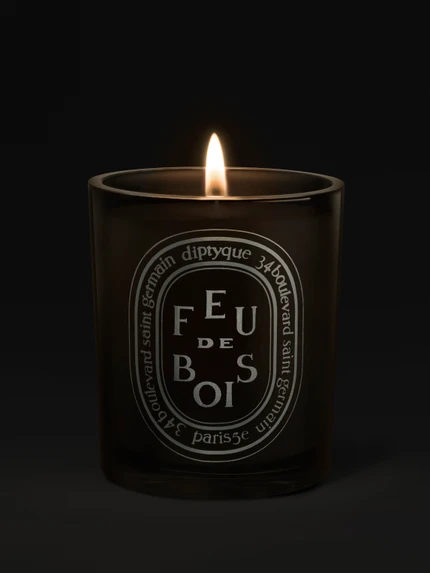 Feu de Bois (Holzfeuer) - Mittelgroße Kerze