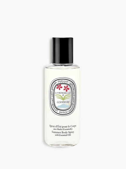 Lemongrass & Geranium - Summer Body Spray with Essential Oils