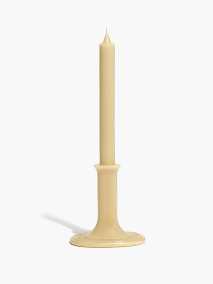 Ambre (Amber) - Taper candle with branded oval base