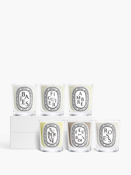 Set of 6 classic candles - To compose