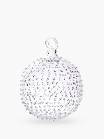 Snowflake Glass Ball - Large