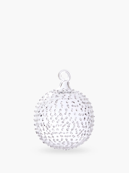 Snowflake Glass Ball - Small