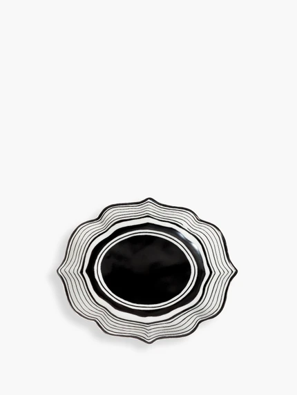 Soap Dish - Black Oval
