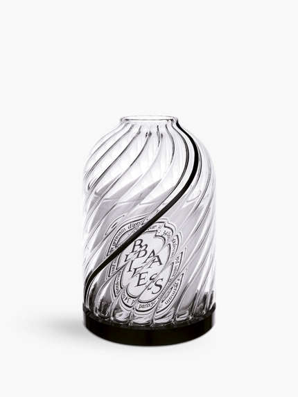 玻璃燭罩 - 扭紋 - 適合小型蠟燭