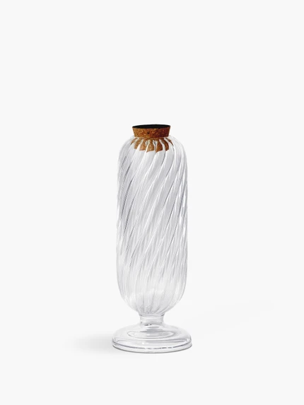 扭紋火柴玻璃瓶 - 小型款