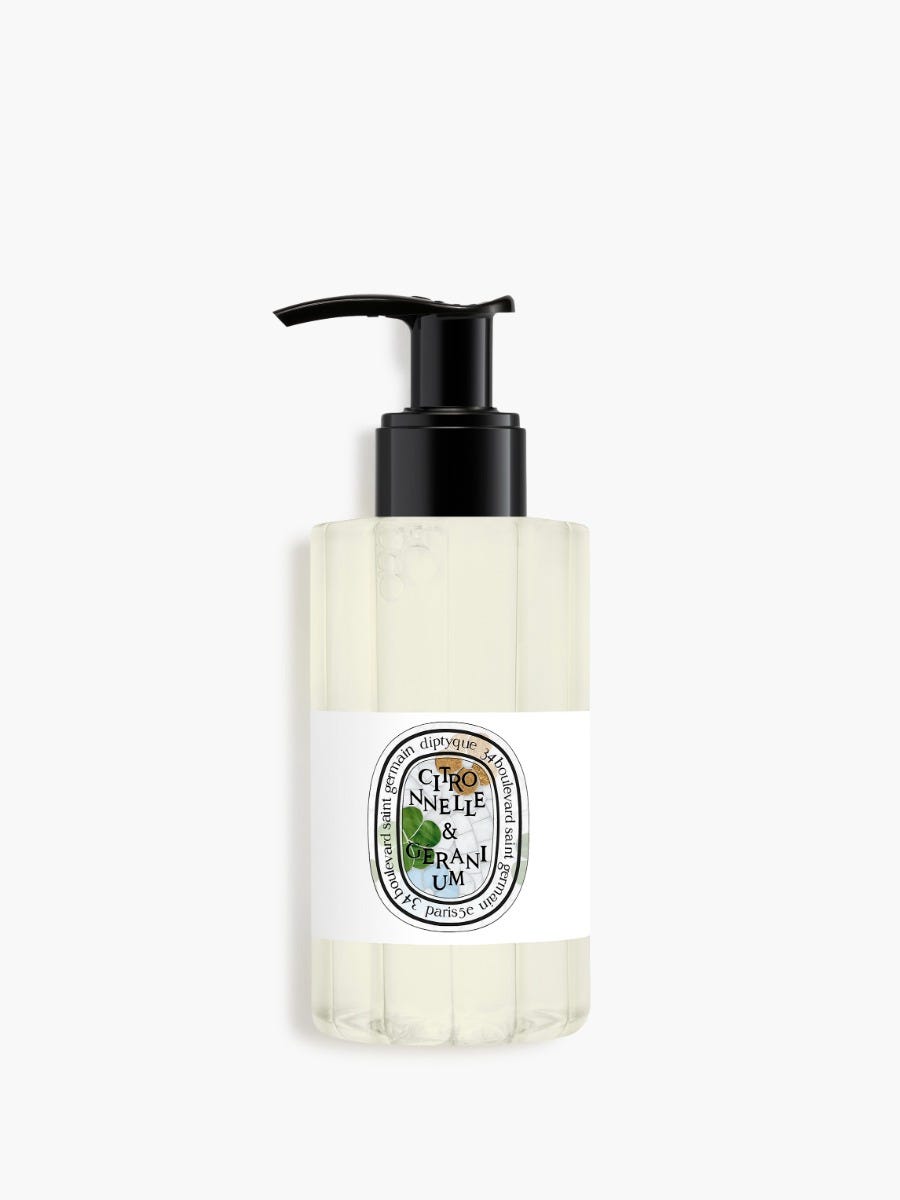 Citronnelle & Géranium - Gel de parfum lavant pour le corps