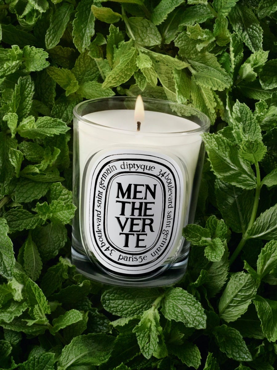 Menthe Verte（マント ヴェルト） - クラシックキャンドル | Diptyque
