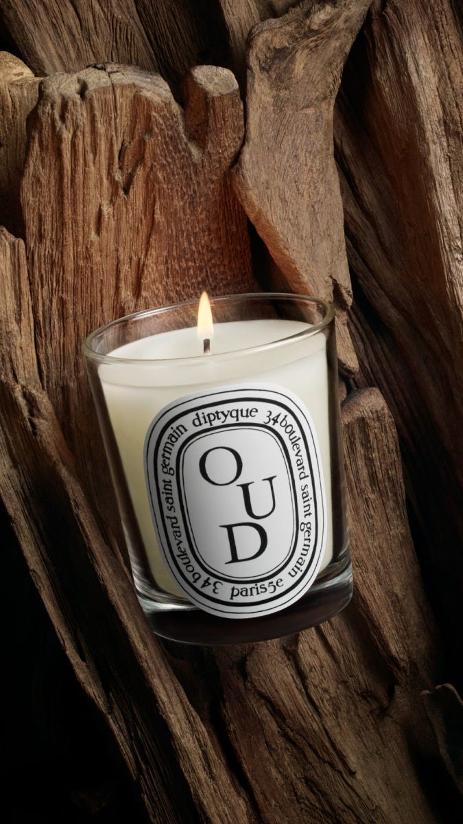クラシック キャンドル ウード 190g | Diptyque Paris
