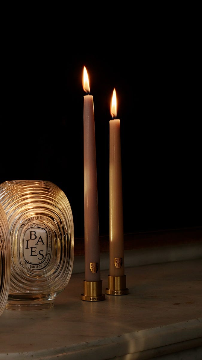 Diptyque キャンドルホルダーフレネル　吹きガラス ガラス製キャンドルホルダー フレネル | Diptyque Paris