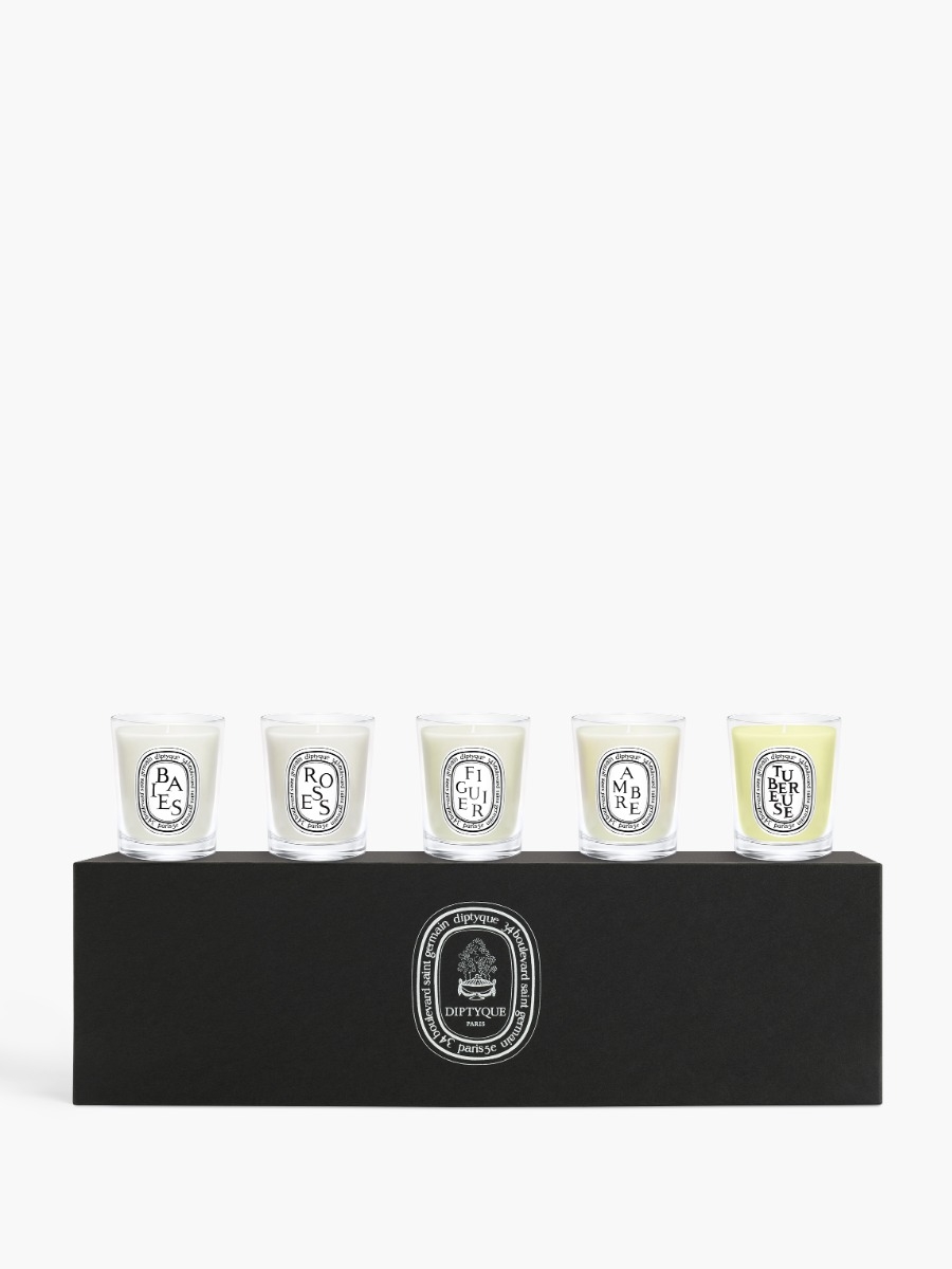 Set of 5 miniature iconic candles Diptyque Paris