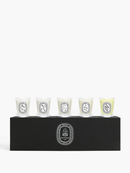 Coffret de 5 bougies miniatures emblématiques - Pré-composé
