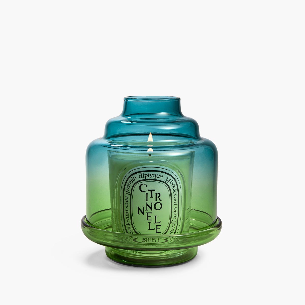 Water Garden Pyramid Candle Holder - For classic candles - Limited