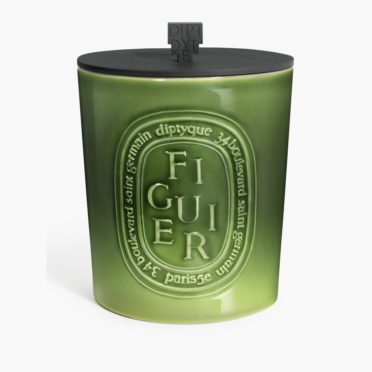 diptyque　キャンドルホルダー　グリーン pyramid-lid-for-giant-candle-