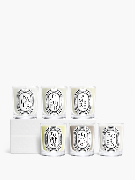 Set of 6 classic candles - To compose