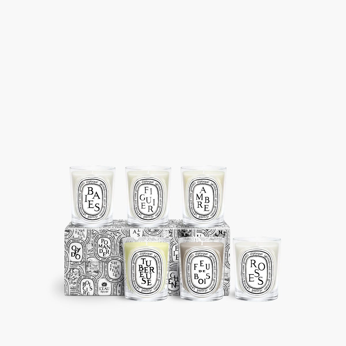 Set of 6 classic candles - To compose | Diptyque Paris