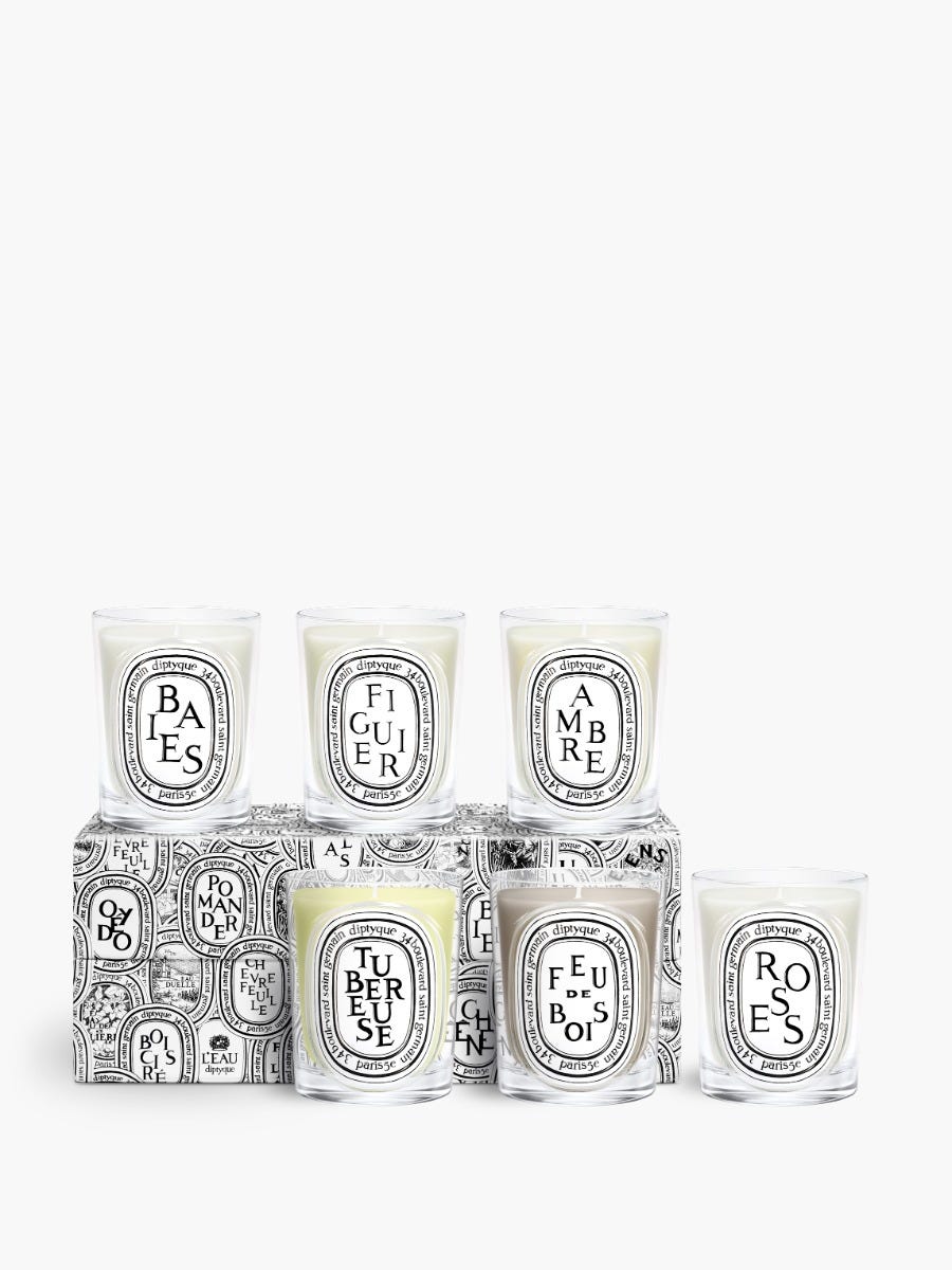 Set of 6 classic candles - To compose