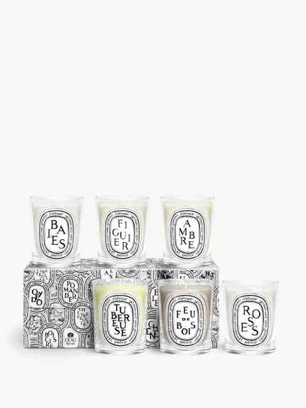 Set of 6 classic candles - To compose
