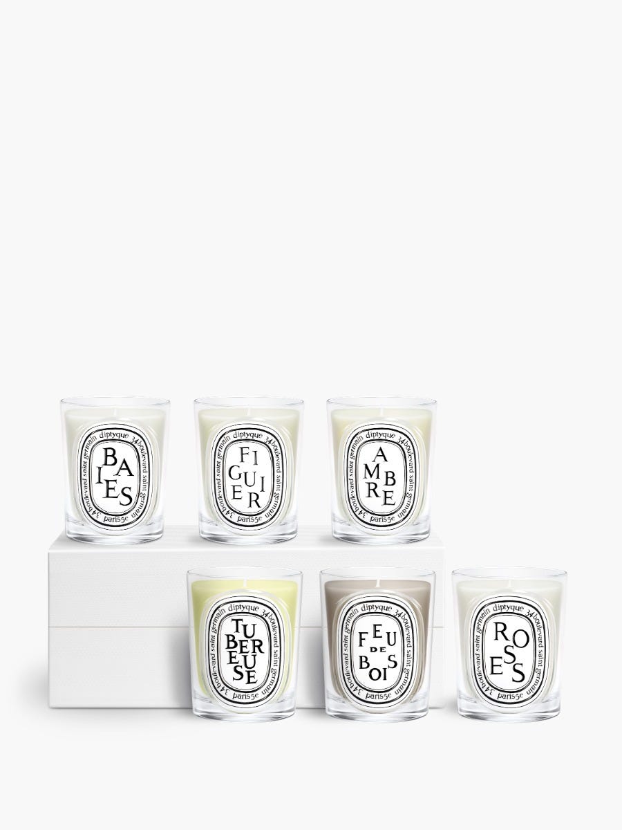 Set of 6 classic candles - To compose