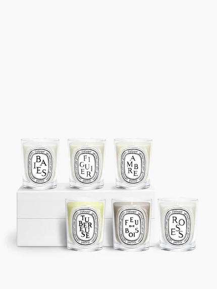 Set of 6 classic candles - To compose
