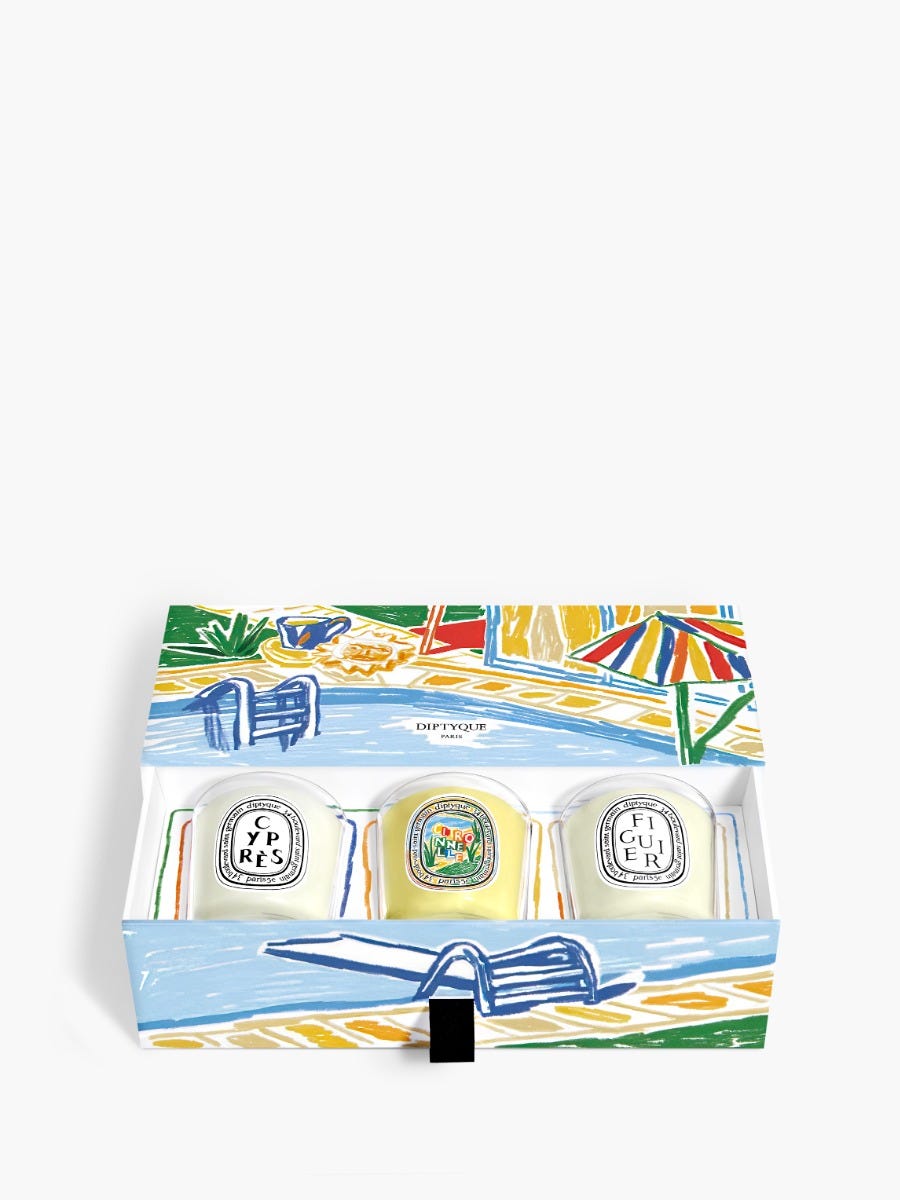 限定版スモールキャンドル - 3個セット | Diptyque Paris