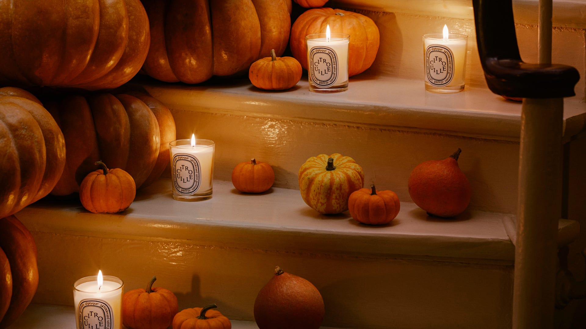 Candle Citrouille