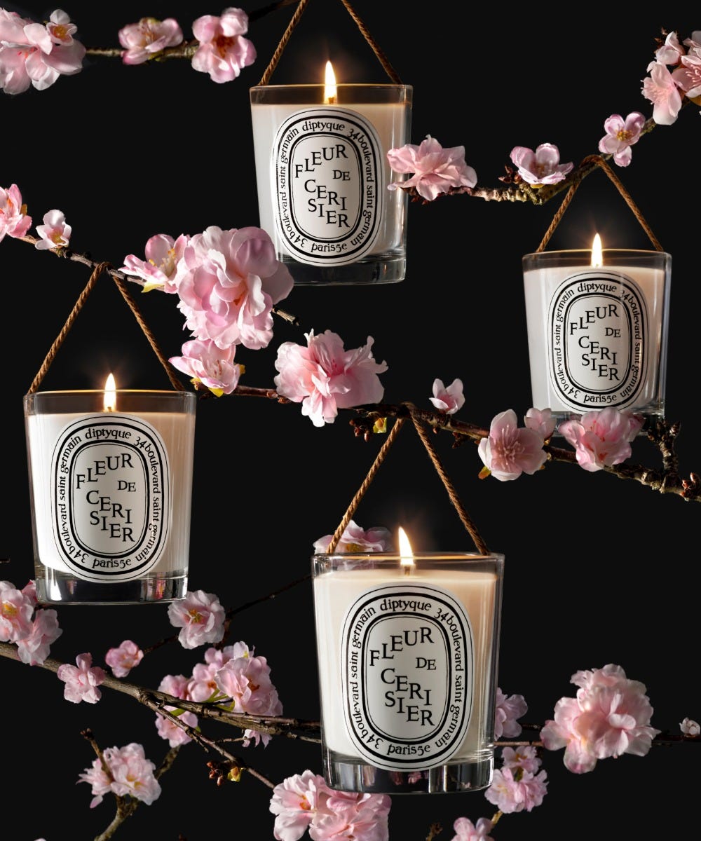 春を祝福する 限定キャンドル フルール ド スリジエ | DIPTYQUE