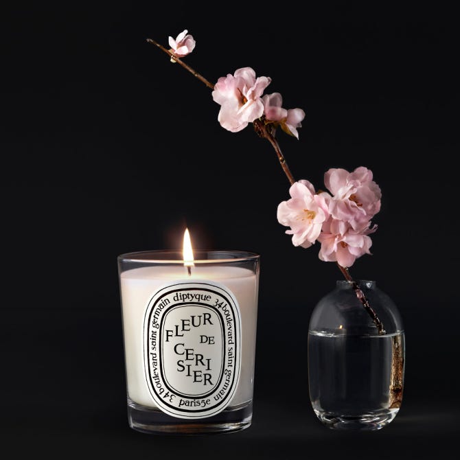 無料 新品♡限定diptyque キャンドル フルール ド スリジエ サクラ