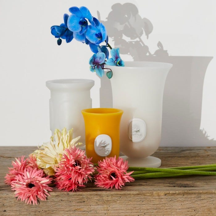 VASES IN WAX OR IN GLASS...